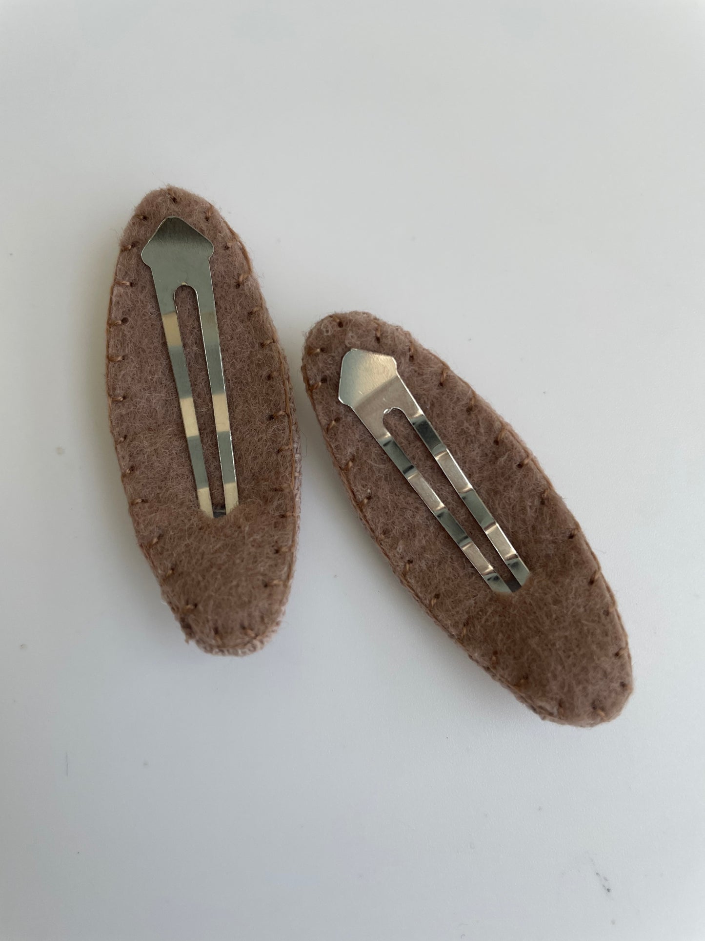 Hand-embroidered Linen Hair Accessories Set, Winter Fruit Design ๐ Free Shipping