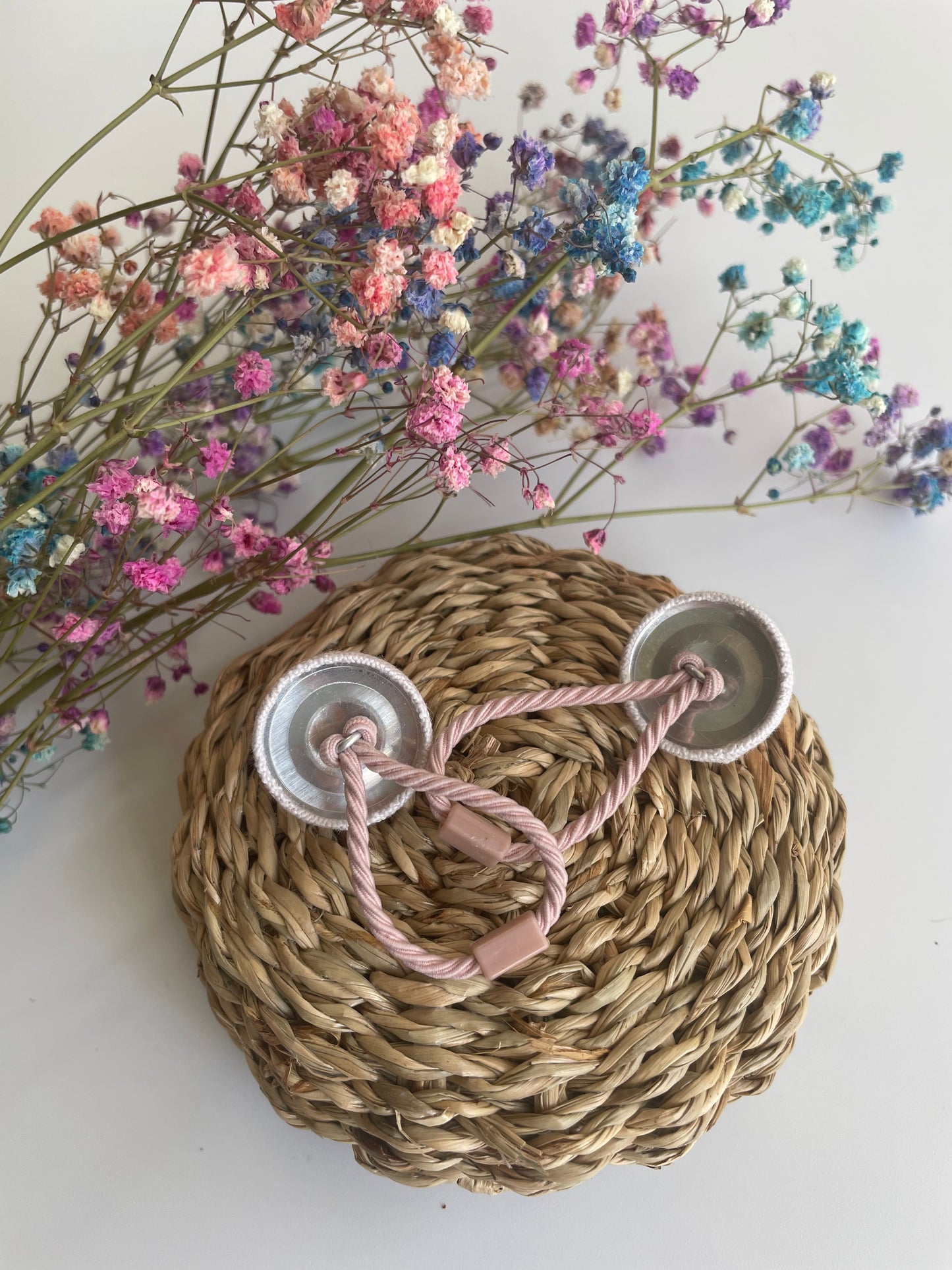 Personalized Embroidered Hair Clips Set– Name & Floral Design | Handmade Linen Clips for Girls 🎁    🚚 Free Shipping from Ukraine🇺🇦
