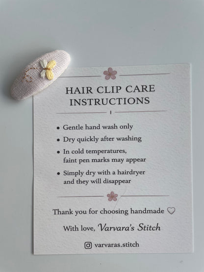 Blush Wildflower - Personalized Hair Accessories Gift Set