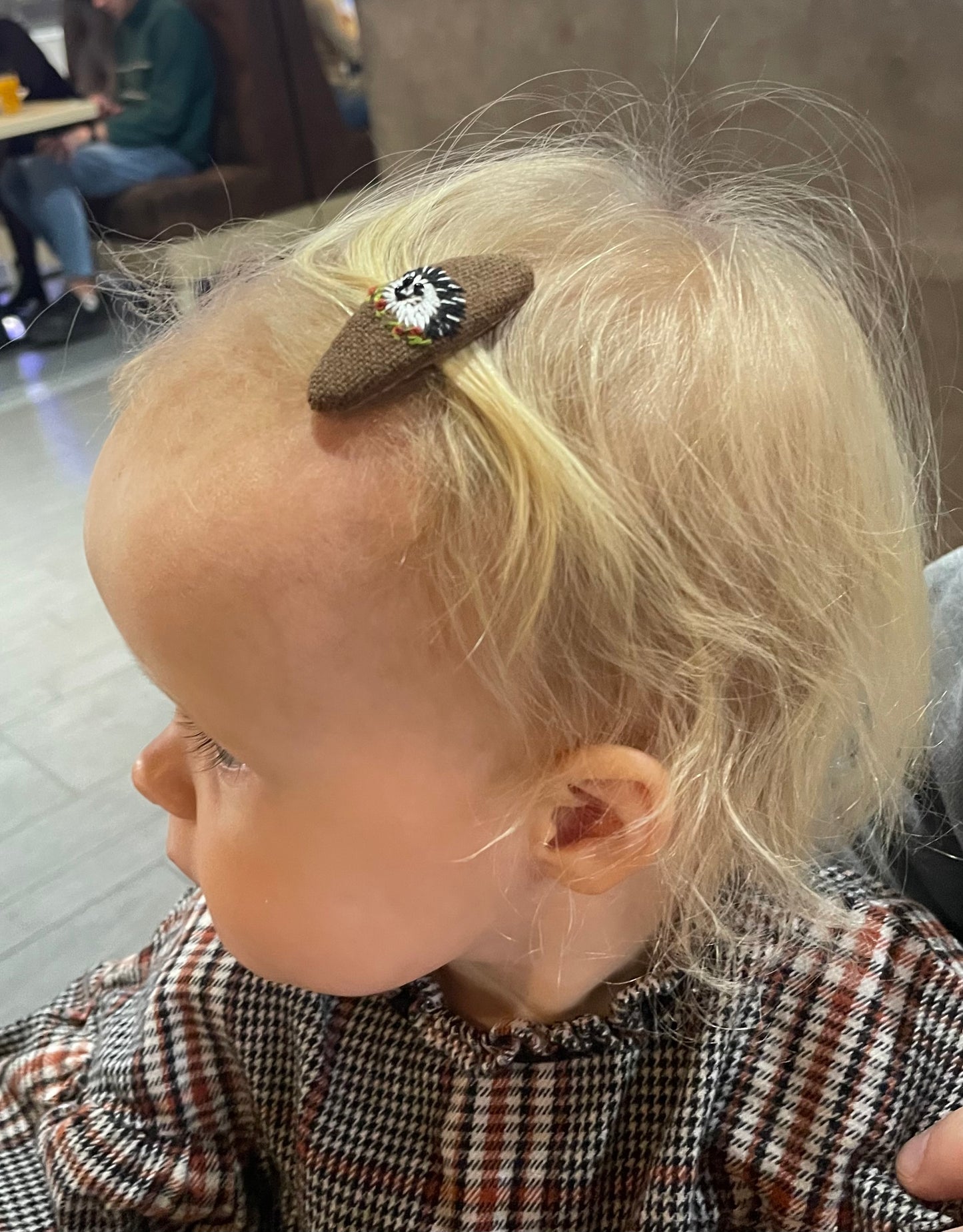 Handmade Embroidered Linen Hair Bows Set – Forest Animals | Baby & Toddler Girl Hair Accessories 🚚 Free Shipping