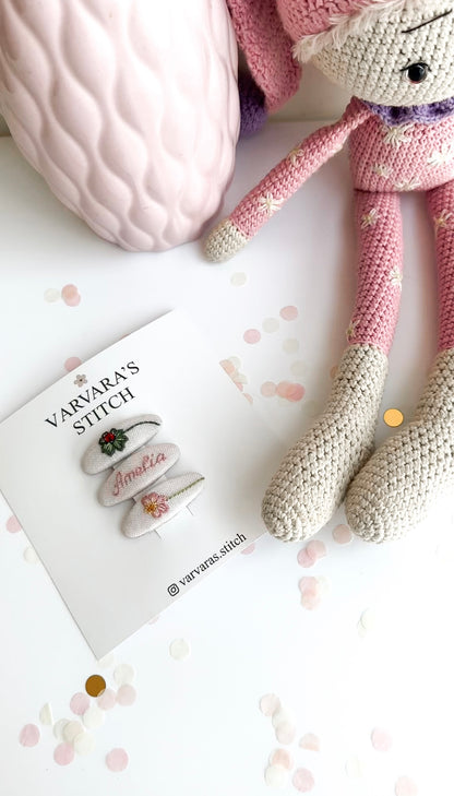 Lucky Clover - Personalized Hair Accessories Gift Set