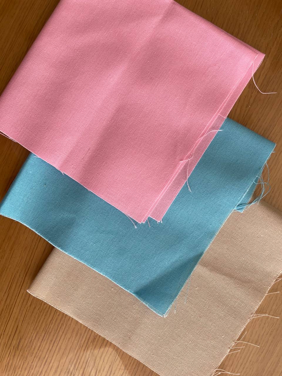 Hand Stitched Kids Hair Accessory Set: Embroidered Linen Balloon Clips 🚚 Free Shipping