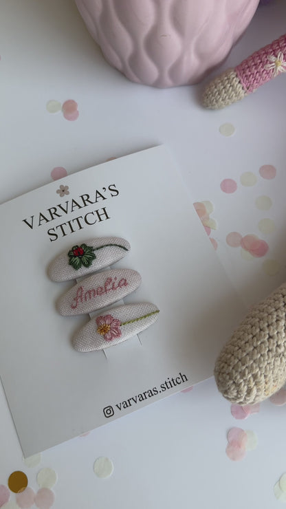 Lucky Clover - Personalized Hair Accessories Gift Set